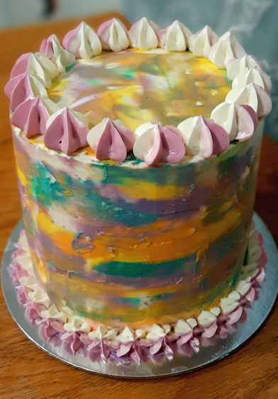 Watercolor Cake